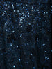 Deep Teal Blue Heavy Sequins and Beads Embroidered Design Net Bridal Lehenga with Matching Dupatta