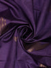Deep Violet Birds Motif Zari Woven Design Semi Tussar Saree