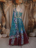 Deep Wine and Blue Sequins and Beads Embroidered Design Party Lehenga with Dupatta