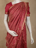 Deep Wine Animal Motif Zari Woven Design Pure Kanchipuram Silk Saree with Zari Border