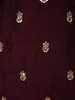 Deep Wine Burgundy Floral Sequins and Beads Embroidered Design Georgette Palazzo Suit with Dupatta
