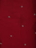 Deep Wine Butta Zari Embroidered Design Silk Salwar Suit with Dupatta