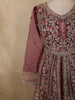 Deep Wine Floral Beads and Zari Embroidered Design Net Mastani Lehenga with Dupatta