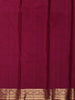 Deep Wine Floral Butta Zari Woven Design Kanchipuram Silk Saree with Floral Zari Border