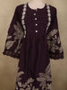 Deep Wine Floral Printed Design Cotton Salwar Suit with Dupatta