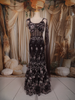 Deep Wine Floral Sequins and Beads Embroidered Design Mermaid Net Lehenga