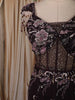 Deep Wine Floral Sequins and Beads Embroidered Design Mermaid Net Lehenga