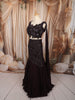 Deep Wine Floral Sequins and Beads Embroidered Design Net Mermaid Bridal Lehenga with Designer Blouse and Matching Dupatta