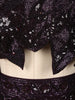 Deep Wine Floral Sequins and Beads Embroidered Design Net Mermaid Bridal Lehenga with Designer Blouse and Matching Dupatta