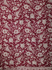 Deep Wine Floral Thread Embroidered Design Pure Tussar Saree with Designer Border