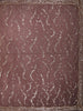 Deep Wine Floral Vine Sequins Embroidered Design Net Party Wear Saree with Designer Border