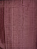 Deep Wine Floral Vine Zari Woven Design Pure Kanchipuram Silk Bridal Wear Saree with Matching Zari Border