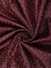 Deep Wine Floral Vine Zari Woven Design Pure Kanchipuram Silk Bridal Wear Saree with Matching Zari Border