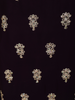 Deep Wine Floral Zari Embroidered Design Georgette Palazzo Suit with Dupatta