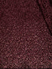 Deep Wine Heavy Sequins Embellished Design Georgette Party Wear Saree with Sequins Border