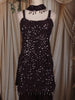Deep Wine Heavy Sequins Embroidered Design Net Palazzo Suit  with Choker Dupatta
