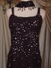 Deep Wine Heavy Sequins Embroidered Design Net Palazzo Suit  with Choker Dupatta