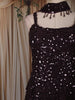 Deep Wine Heavy Sequins Embroidered Design Net Palazzo Suit  with Choker Dupatta