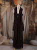 Deep Wine Heavy Sequins Embroidered Design Net Palazzo Suit  with Choker Dupatta
