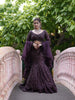 Deep Wine Heavy Sequins and Beads Embroidered Design Net Mermaid Lehenga with Ruffle Dupatta