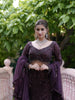 Deep Wine Heavy Sequins and Beads Embroidered Design Net Mermaid Lehenga with Ruffle Dupatta