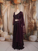 Deep Wine Heavy Sequins and Beads Embroidered Design Net Party Wear Lehenga With Matching Dupatta