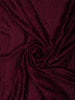 Deep Wine Heavy Stone Embellished Design Satin Party Wear Saree with Stone Work Border