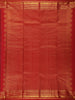 Deep Wine Maroon Butta Woven Design Pure Kanchipuram Silk Saree with Contrast Border