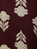 Deep Wine Maroon Floral Printed Design Cotton Salwar Suit with Dupatta