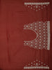 Deep Wine Maroon Floral Zari Embroidered and Stone Embellished Design Georgette Saree with Dupatta