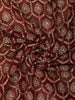Deep Wine Maroon Floral Zari Embroidered and Stone Embellished Design Georgette Saree with Dupatta