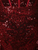 Deep Wine Maroon  Heavy Sequins Embroidered Design Sequins Fabric Party Wear Corset Fish Cut Gown