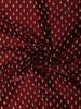 Deep Wine Maroon Stone Embellished Design Space Silk Party Wear Saree