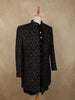 Deep Wine Paisley Self Woven Design Velvet Men Sherwani Suit