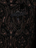 Deep Wine Paisley Self Woven Design Velvet Men Sherwani Suit