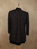 Deep Wine Paisley Self Woven Design Velvet Men Sherwani Suit