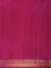 Deep Wine Purple Butta Woven Design Pure Kanchipuram Silk Saree with Contrast Border