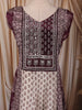 Deep Wine Purple Floral Printed and Mirror Embroidered Design Crepe Palazzo Suit with Matching  Dupatta