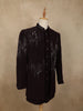 Deep Wine Silver Beads and Zardozi Embroidered Design Polynosic Sherwani Suit
