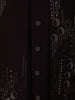 Deep Wine Silver Beads and Zardozi Embroidered Design Polynosic Sherwani Suit