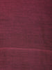 Deep Wine Solid Design Cotton Casual Wear Saree with Kalamkari Blouse