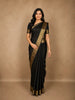 Deep Bottle Green Butta Zari Woven Design Pure Kanchipuram Silk Saree with  Zari Border