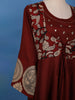 Deep Maroon Floral Printed Salwar Suit - Diadem