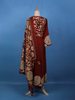 Deep Maroon Floral Printed Salwar Suit - Diadem