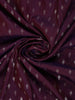 Deep Purple Butta Design Semi Banarasi Saree
