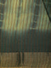 Dual-Tone Green Striped Zari Woven Design Pure Tussar Saree with Zari Border