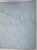 Dusty Blue Floral Vine Stone Embellished Design Pure Tissue Silk Party Wear Saree with Scalloped Border