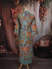Dusty Blue Kalamkari Printed Design Cotton Straight Cut Salwar Suit