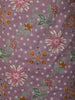 Dusty Lavender Floral Printed Design Cotton Straight Cut Salwar Suit with Dupatta