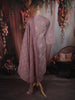 Dusty Lavender Floral Printed Design Cotton Straight Cut Salwar Suit with Dupatta